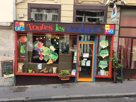Vegetarian dish at Toutes les Couleurs in Lyon