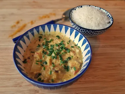 Curry de crevettes