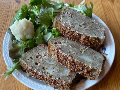 Cake au sarrasin et au chou-fleur