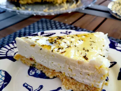Recette de cheesecake miel thym d'Ottolenghi version sans gluten