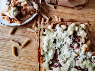 Penne al forno sans gluten