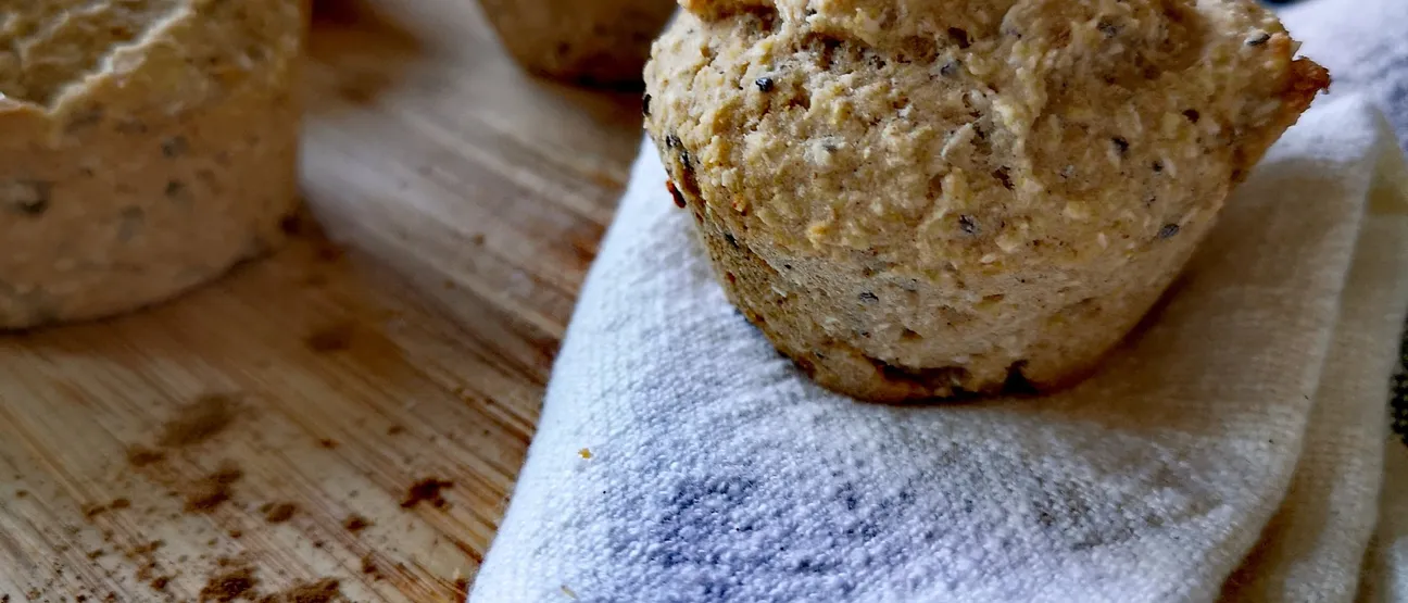 Muffins sans gluten à la cannelle et noix de coco