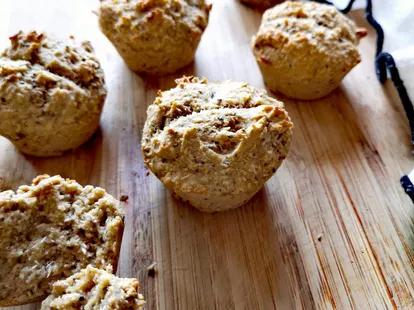Muffins sans gluten à la cannelle et noix de coco