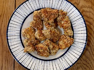 Nuggets de poulet sans gluten aux graines