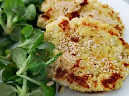 Beignets de chou-fleur sans gluten à la farine de riz