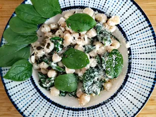 Gnocchis aux épinards et à la feta sans gluten