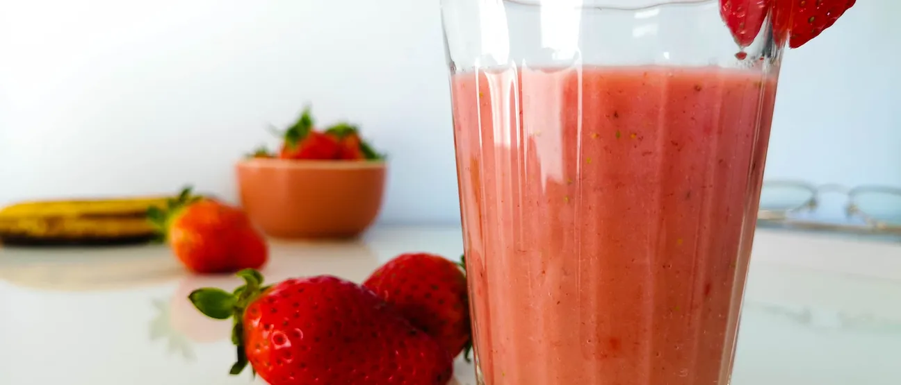 Smoothie à la fraise