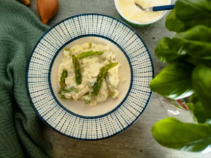 Risotto crémeux aux asperges vertes (Foodista challenge #87)
