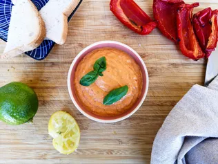 Poivronade sans gluten pour l'apéritif