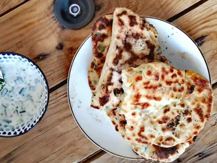 Pain plat façon Naan sans gluten