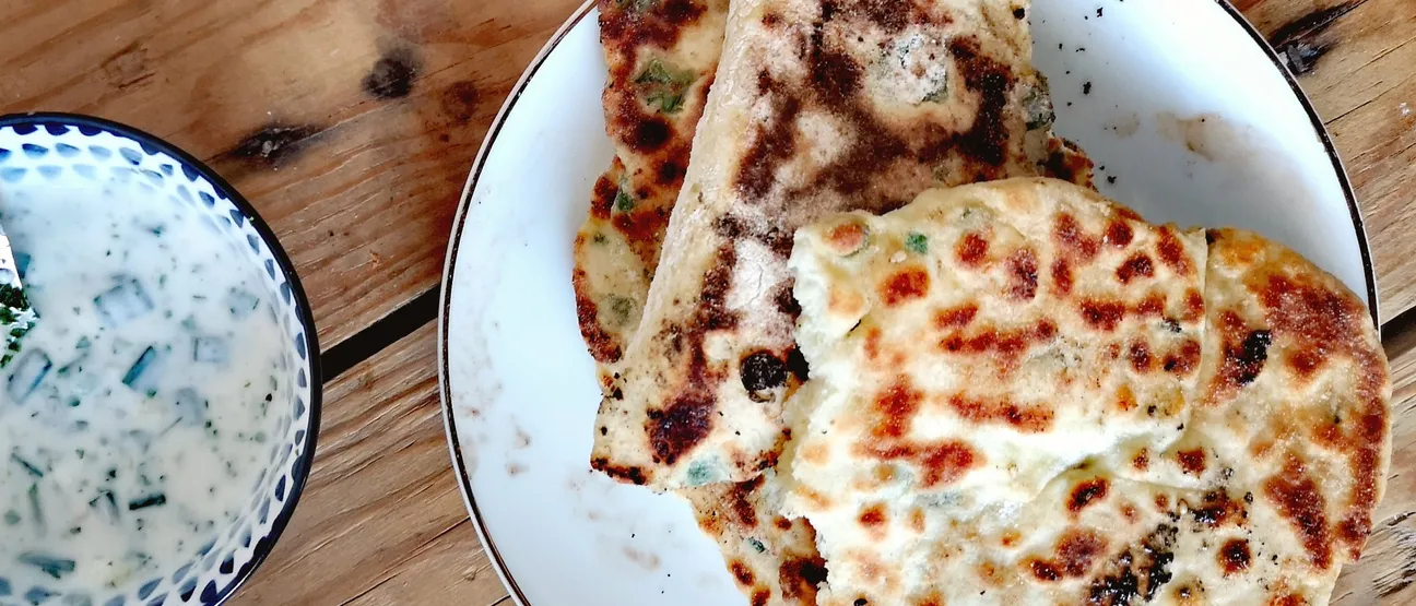 Pain plat façon Naan sans gluten