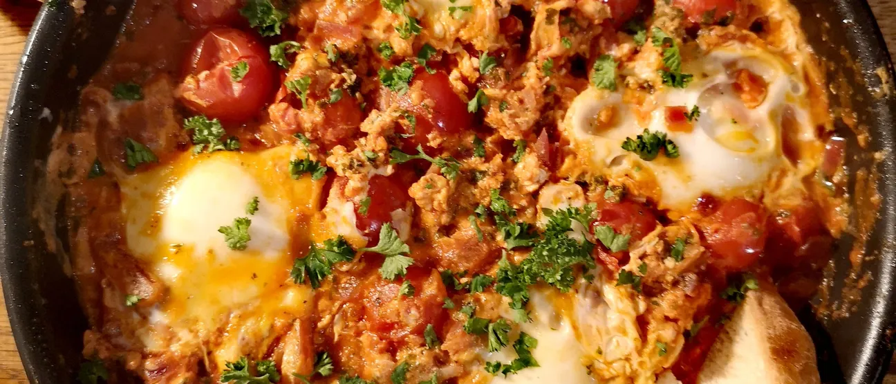 Tomates épicées aux oeufs