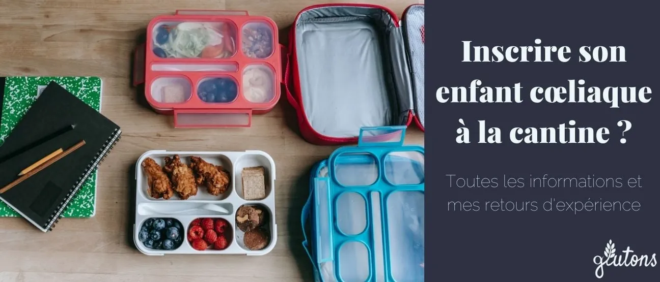 Manger sans gluten à la cantine