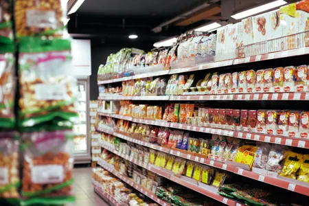 Allée de supermarché