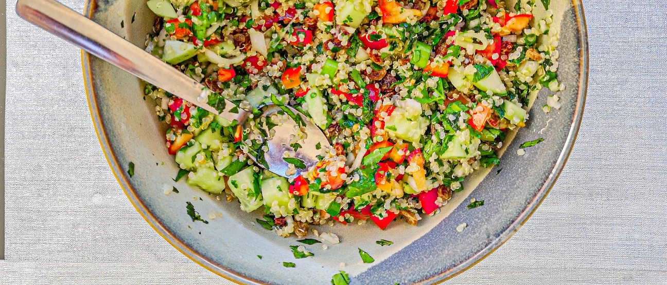 Taboulé sans gluten au quinoa
