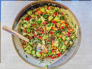 Taboulé sans gluten au quinoa