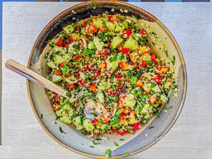 Taboulé sans gluten au quinoa