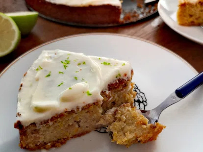Carrot cake carrée
